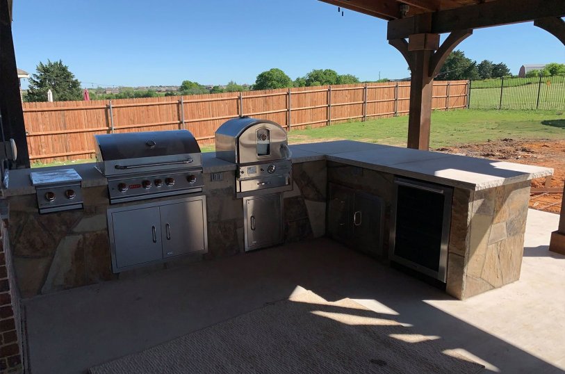 Outdoor Kitchen in TX