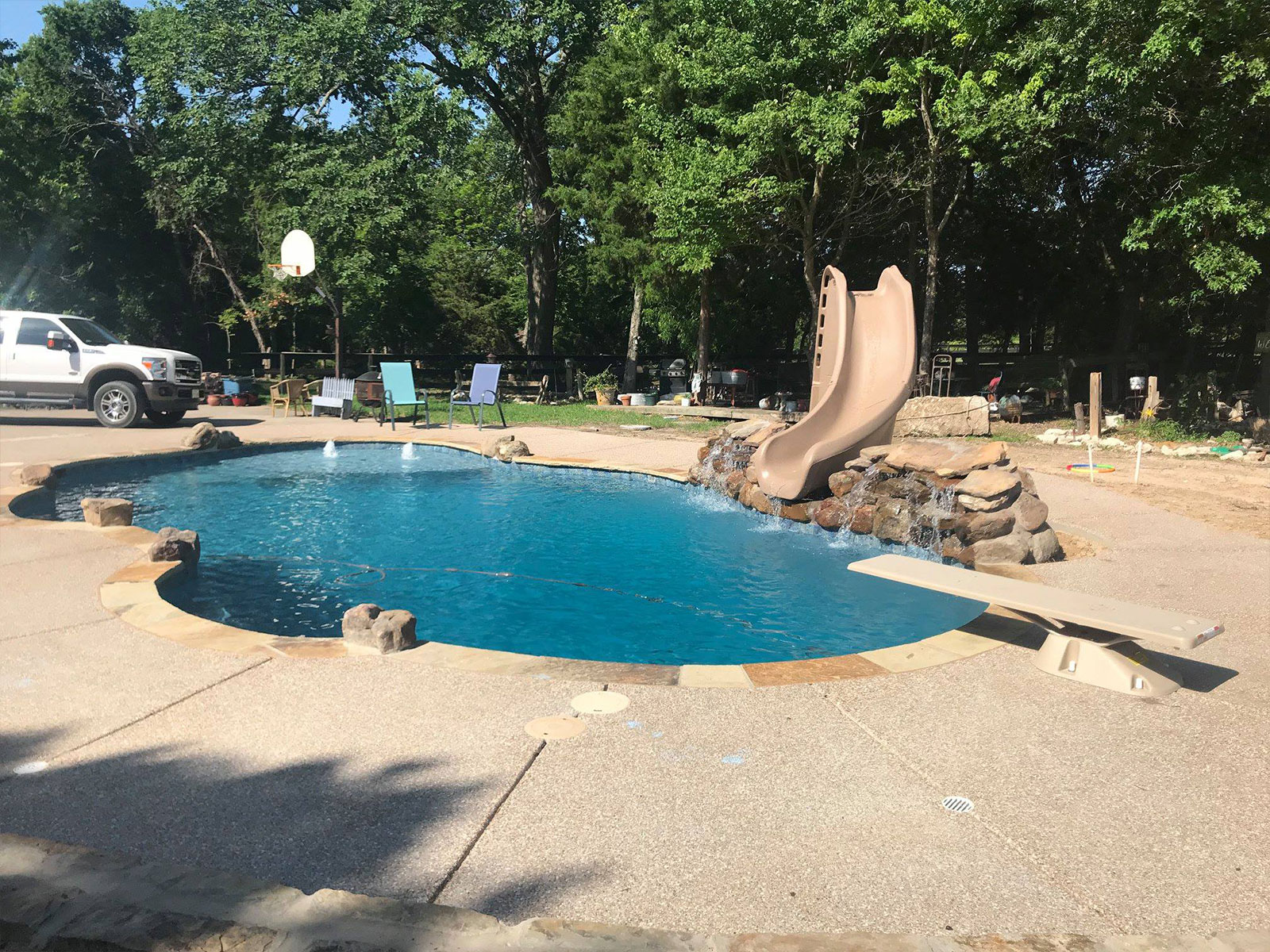 Custom inground swimming pools in Waxahachie, TX