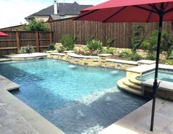 Pool in Backyard from Pool Installers in Red Oak, TX